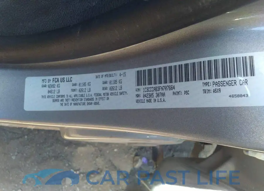 1C3CCCAB3FN707664# 9