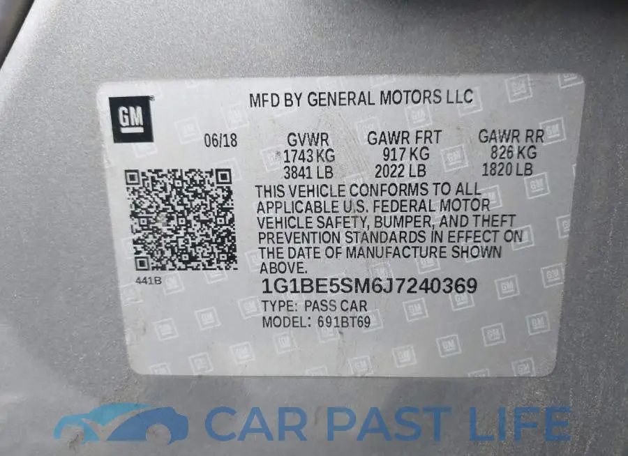 1G1BE5SM6J7240369# 9