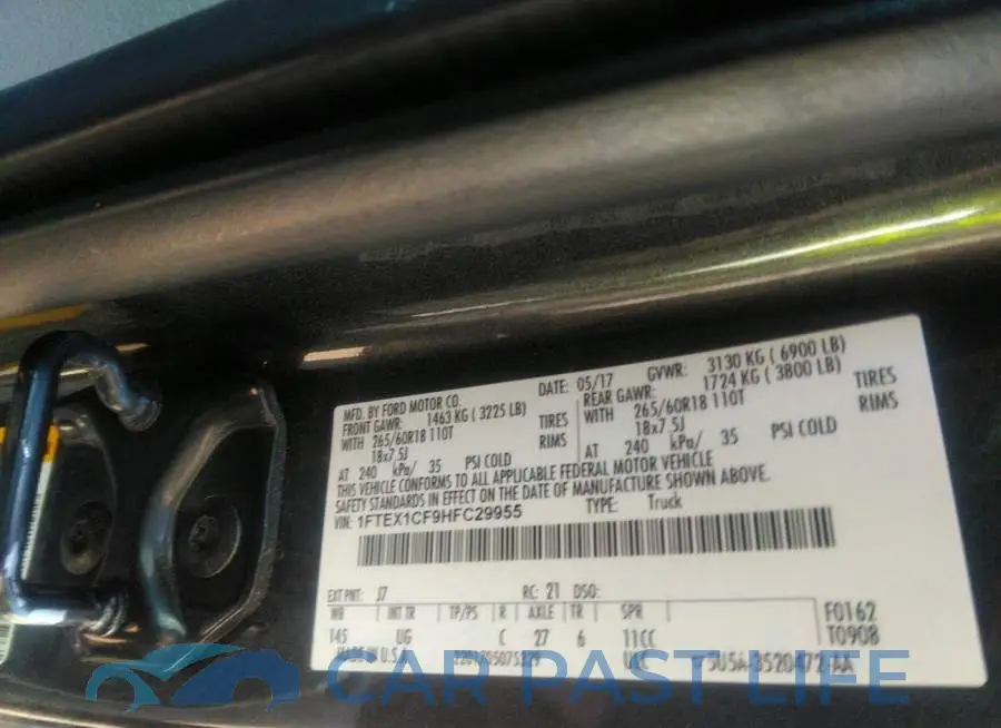 1FTEX1CF9HFC29955# 9