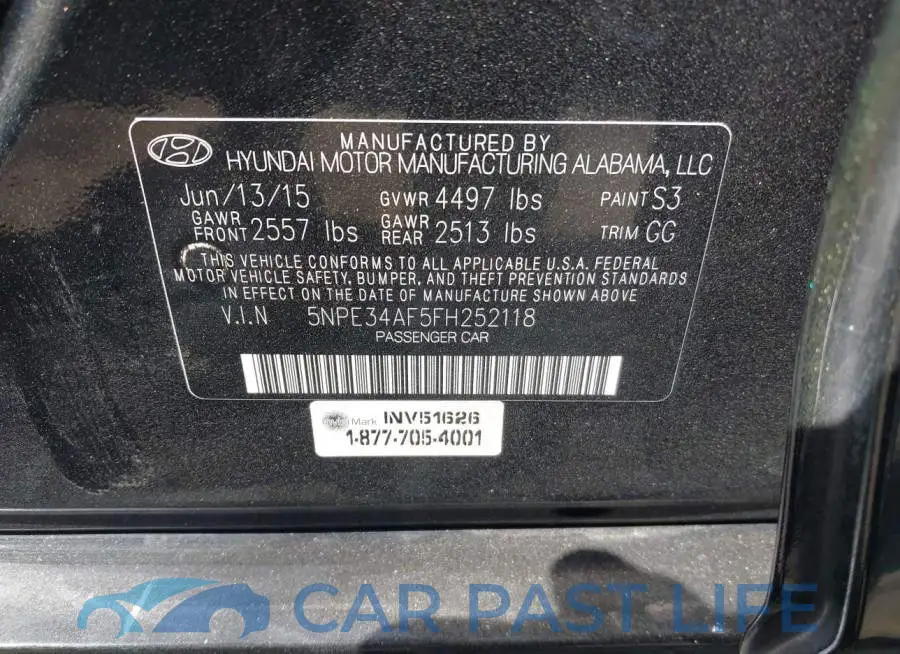 5NPE34AF5FH252118# 9
