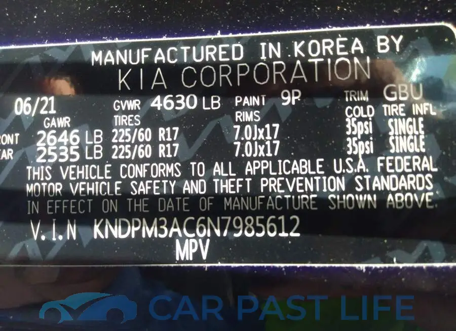 KNDPM3AC6N7985612# 9