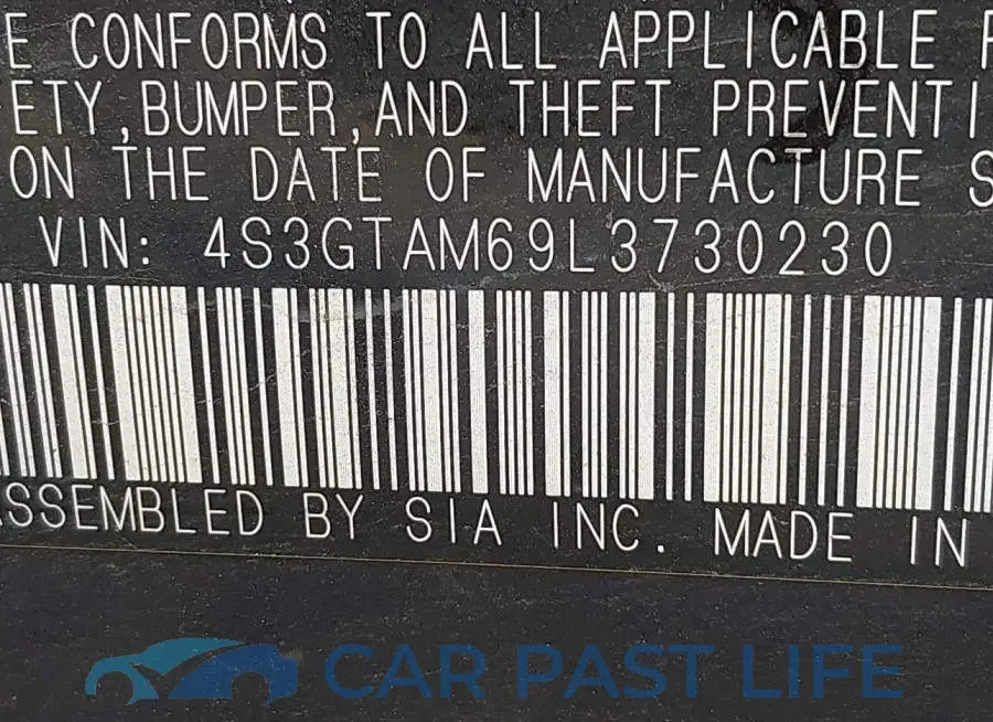 4S3GTAM69L3730230# 9