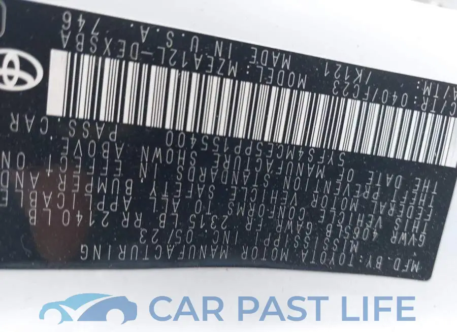 5YFS4MCE5PP155400# 9