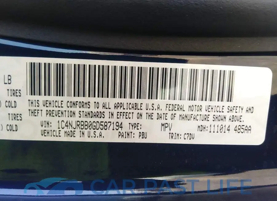 1C4NJRBB0GD587194# 9