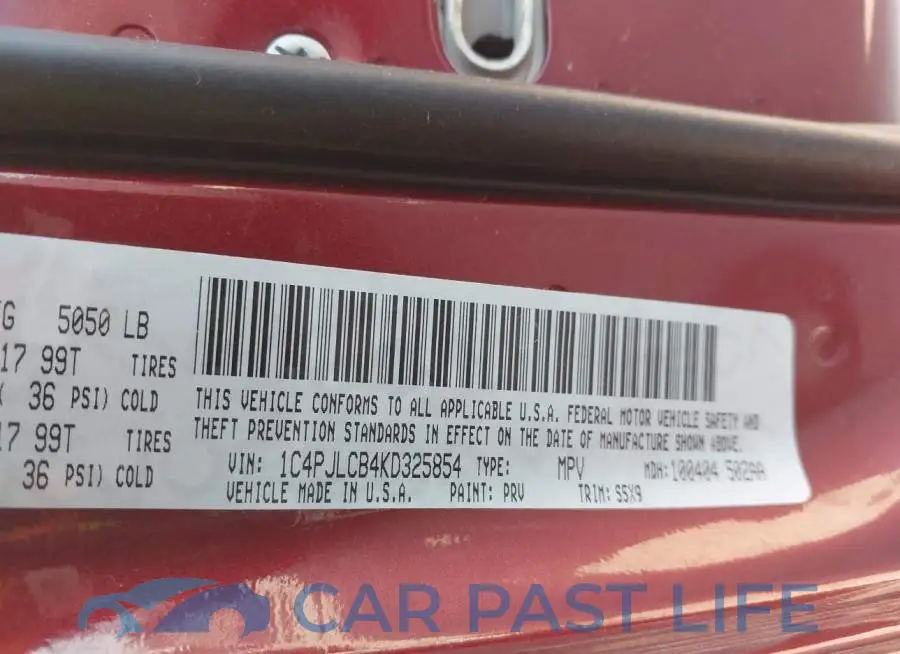 1C4PJLCB4KD325854# 9