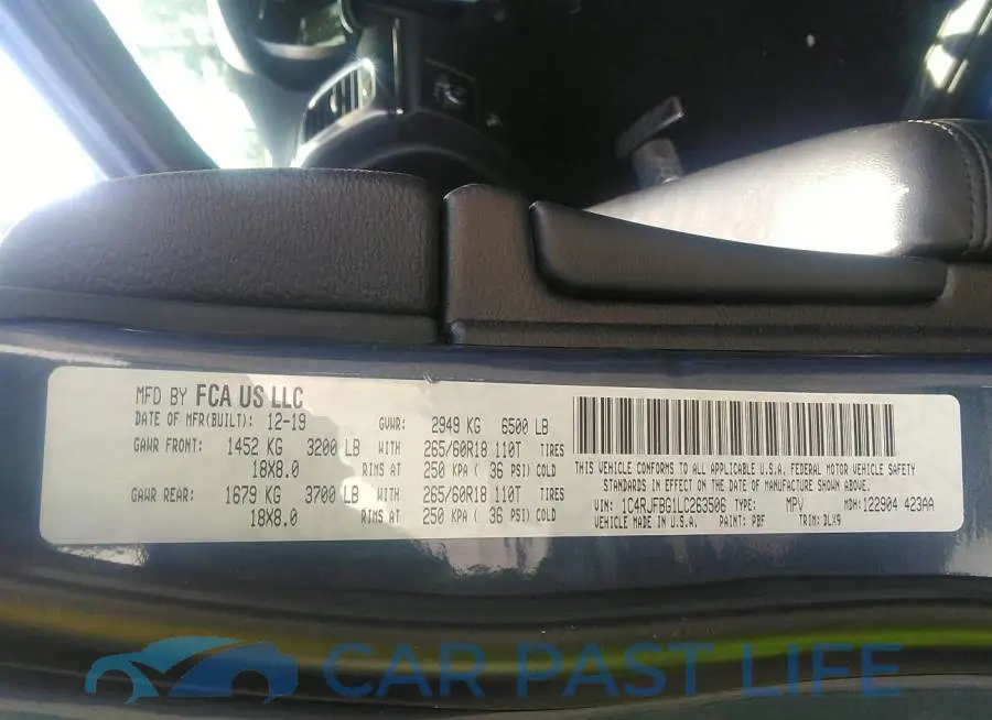 1C4RJFBG1LC263506# 9