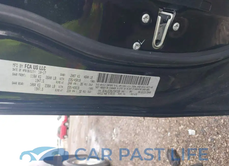 3C4NJDCB9JT207238# 9