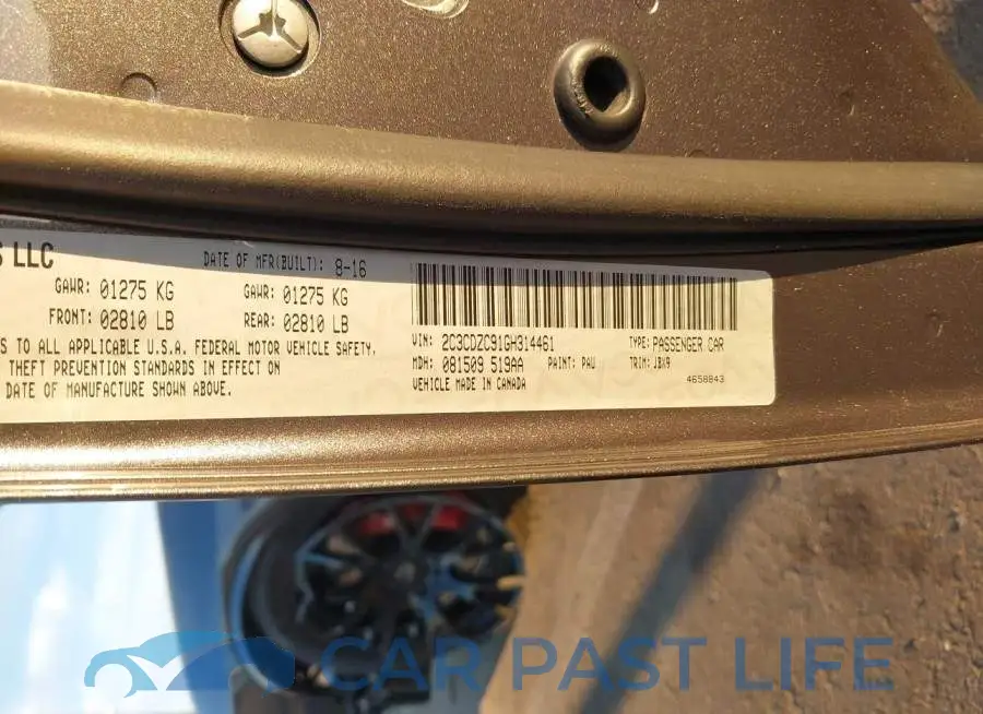 2C3CDZC91GH314461# 9