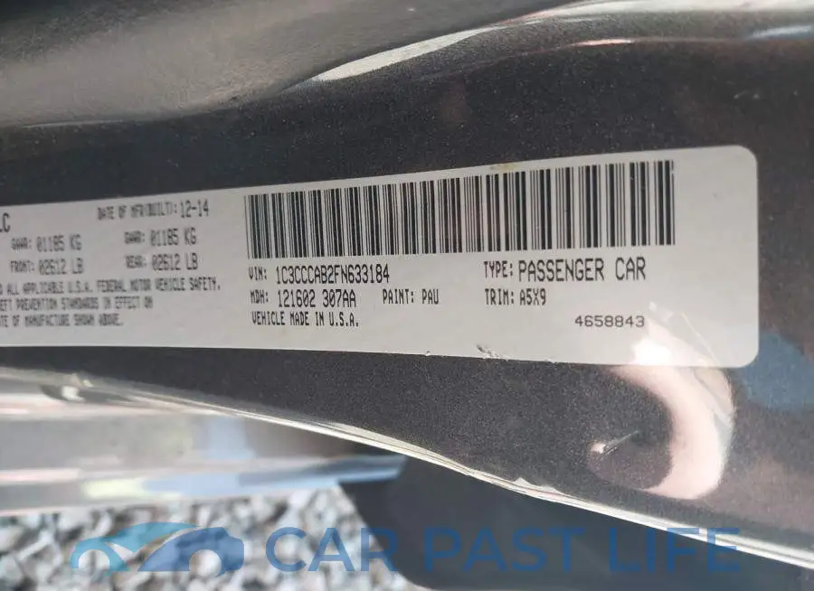 1C3CCCAB2FN633184# 9