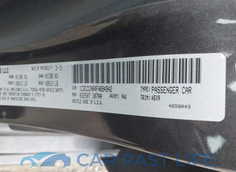 1C3CCCAB4FN694942# 9