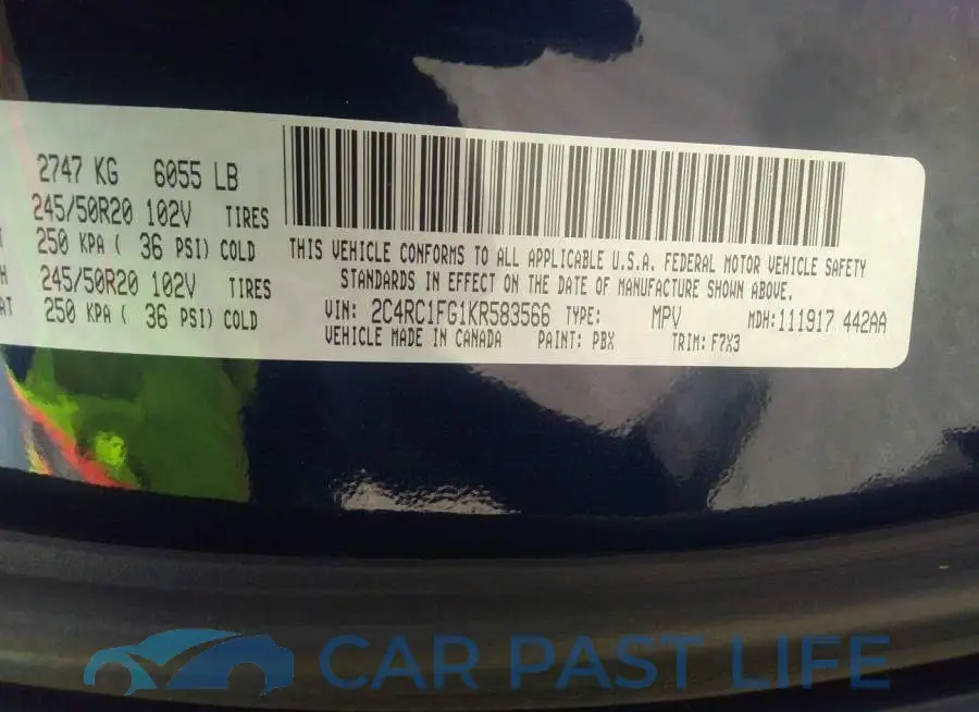 2C4RC1FG1KR583566# 9