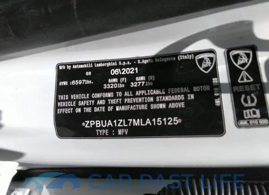 ZPBUA1ZL7MLA15125# 9