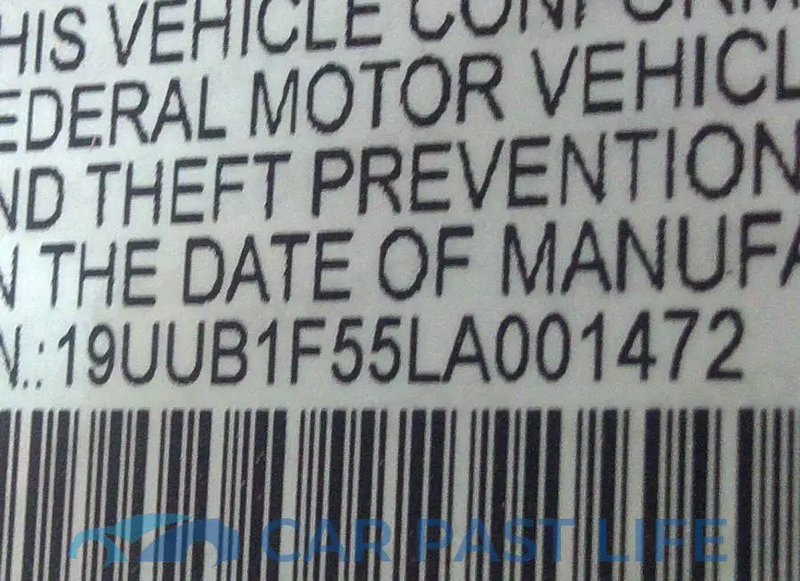 19UUB1F55LA001472# 9