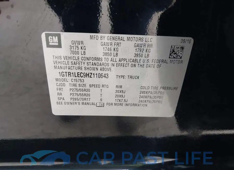 1GTR1LEC9HZ110643# 9