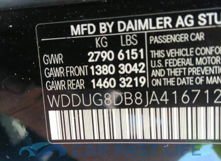 WDDUG8DB8JA416712# 9