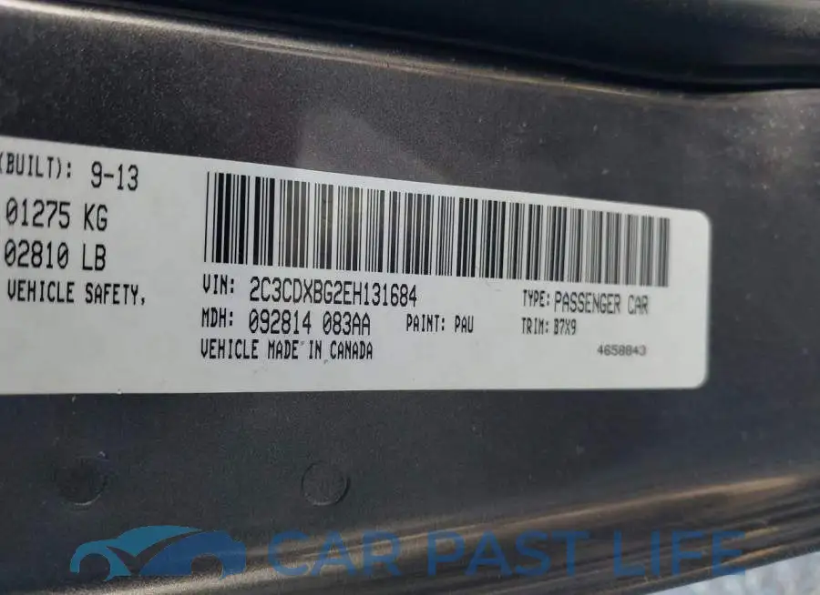 2C3CDXBG2EH131684# 9
