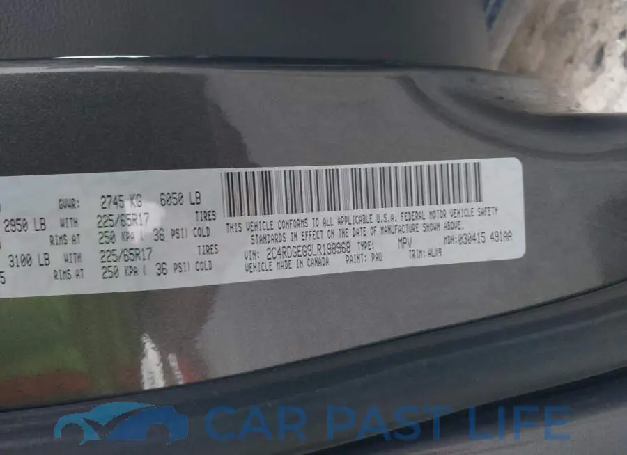 2C4RDGEG9LR198968# 9