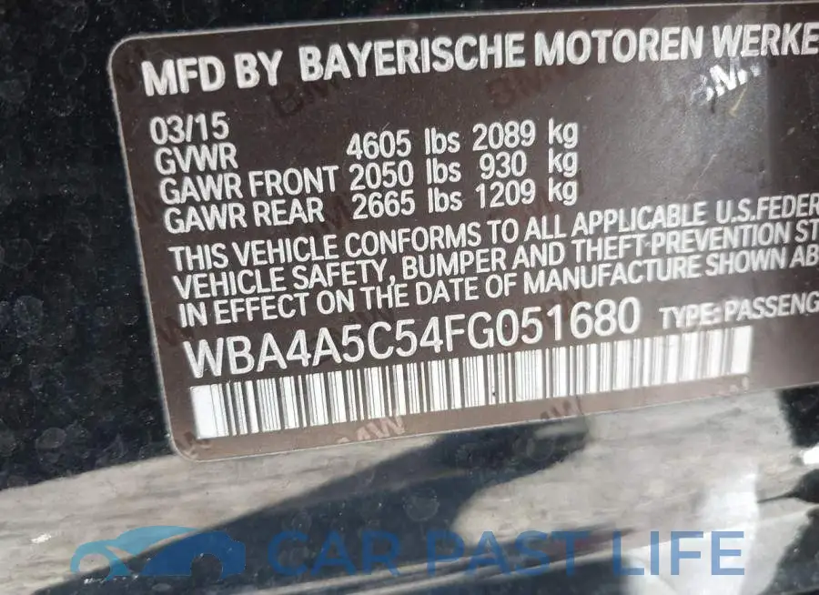 WBA4A5C54FG051680# 9