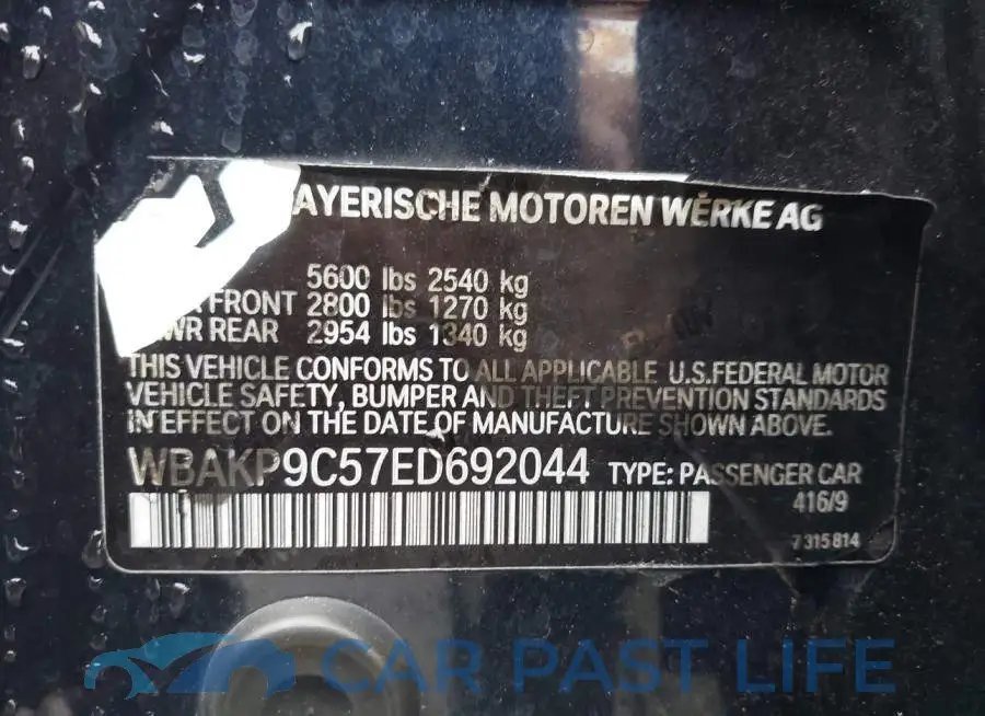 WBAKP9C57ED692044# 9