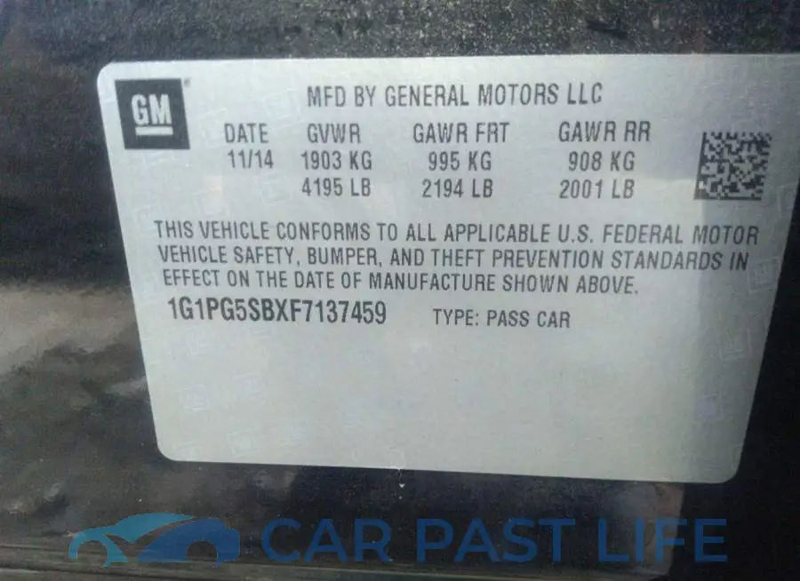 1G1PG5SBXF7137459# 9