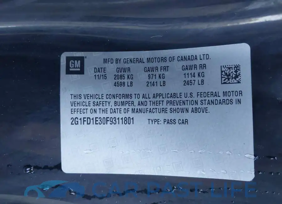 2G1FD1E30F9311801# 9