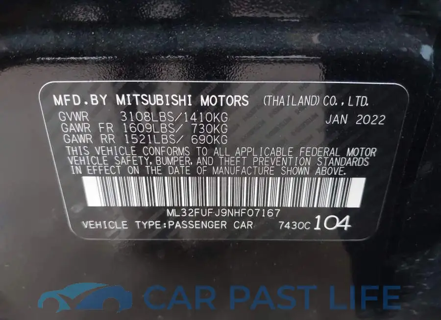 ML32FUFJ9NHF07167# 9