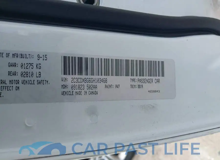 2C3CDXBG6GH103468# 9
