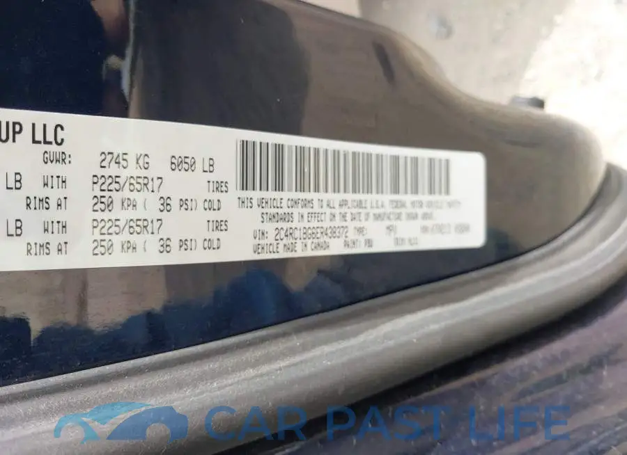 2C4RC1BG6ER438372# 9