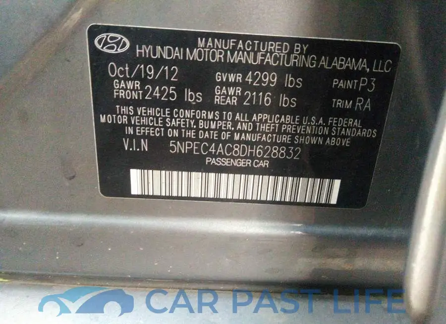 5NPEC4AC8DH628832# 9