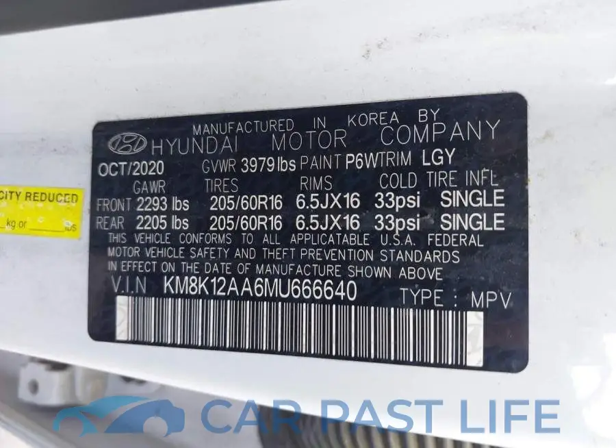 KM8K12AA6MU666640# 9