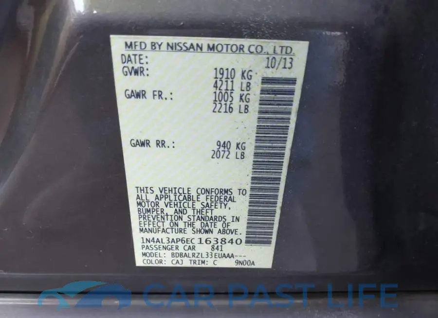 1N4AL3AP6EC163840# 9