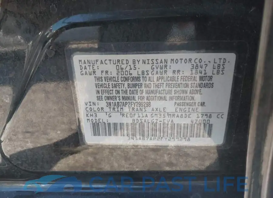 3N1AB7AP2FY299298# 9