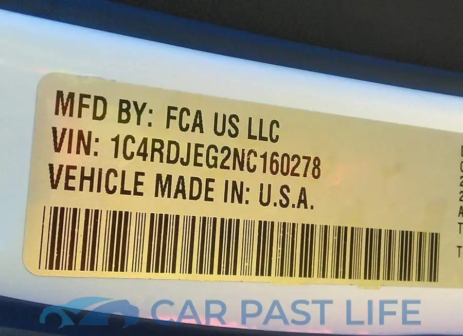 1C4RDJEG2NC160278# 9