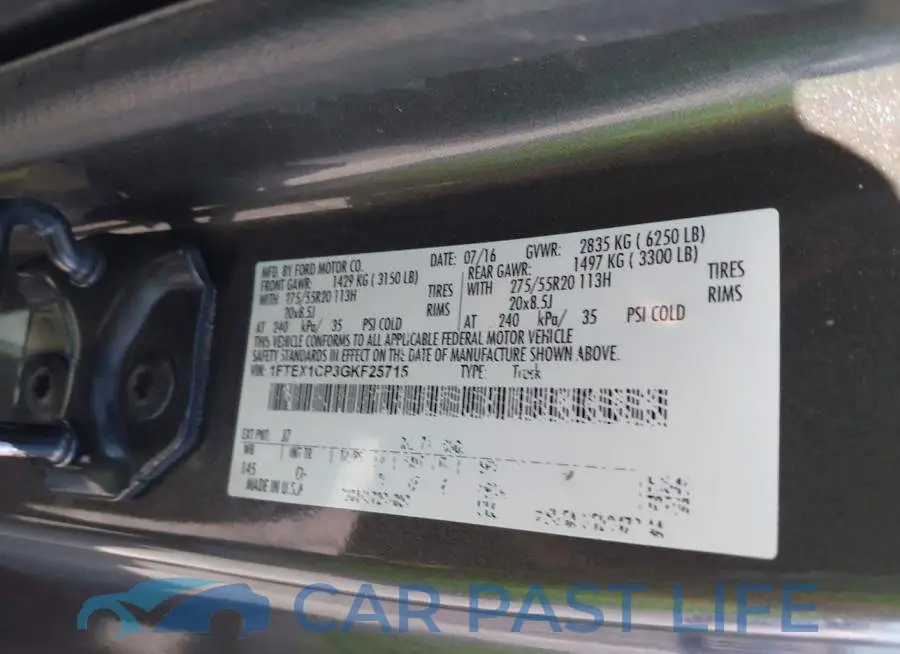 1FTEX1CP3GKF25715# 9