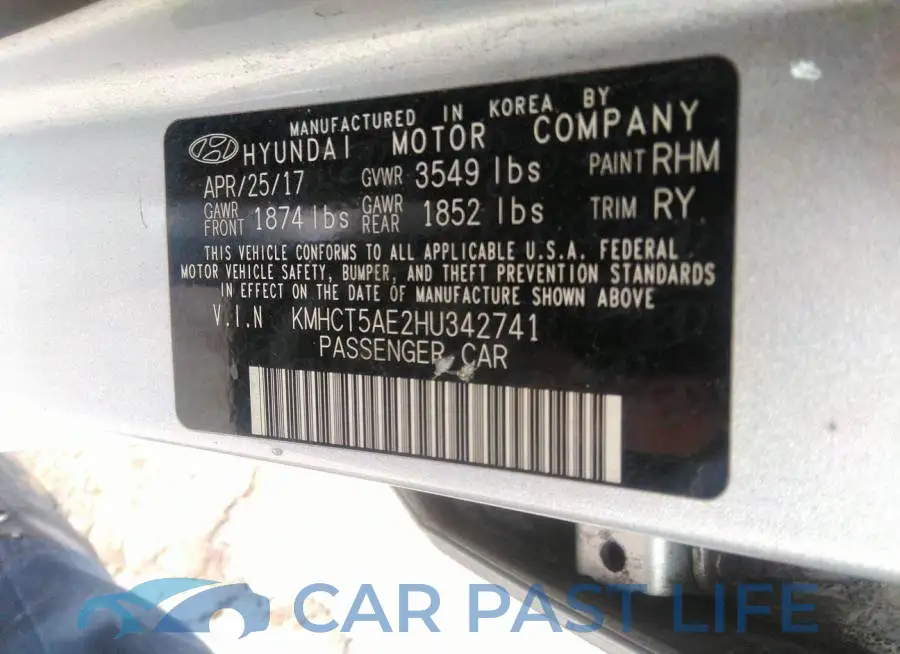 KMHCT5AE2HU342741# 9