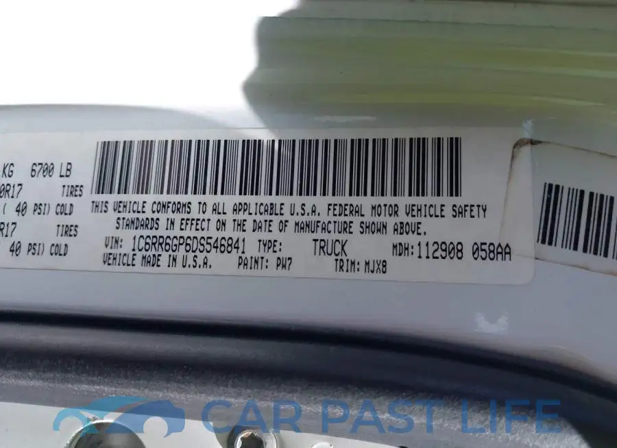 1C6RR6GP6DS546841# 9