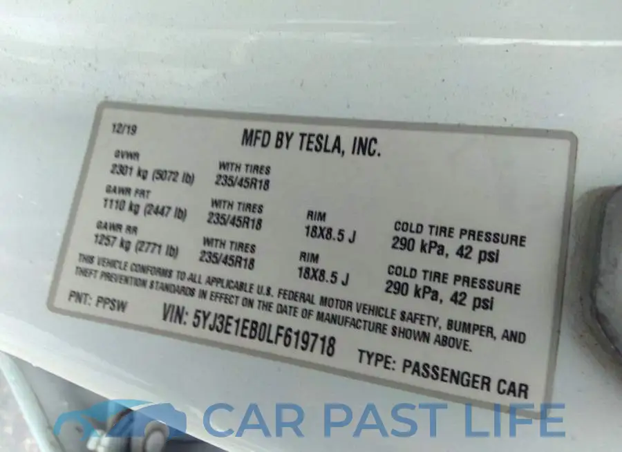 5YJ3E1EB0LF619718# 9
