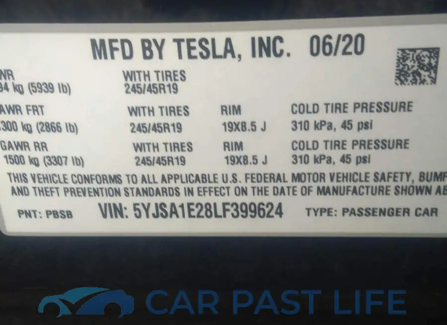 5YJSA1E28LF399624# 9