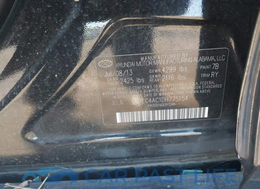 5NPEC4AC1DH775154# 9