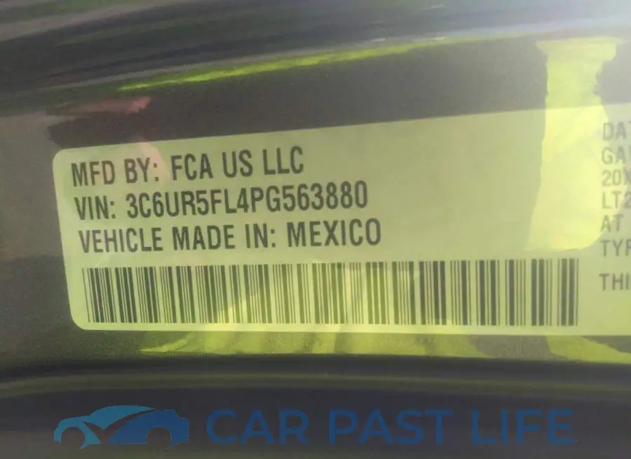 3C6UR5FL4PG563880# 9
