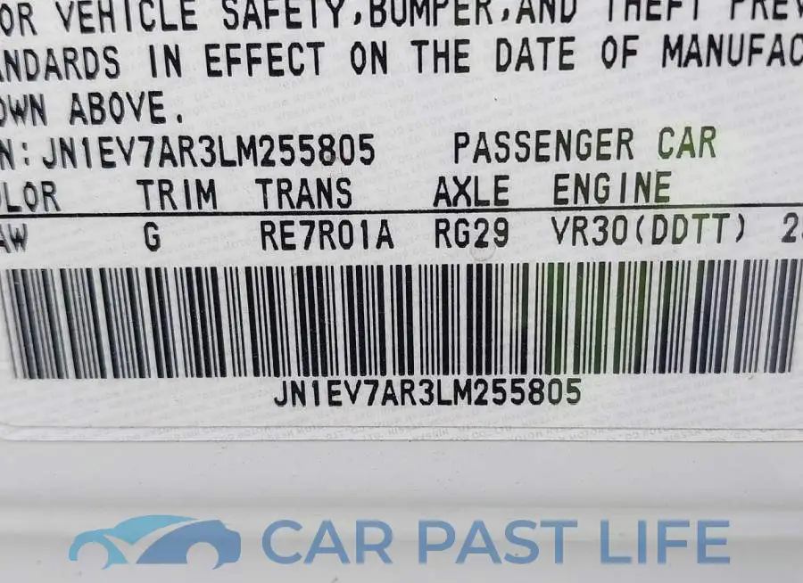 JN1EV7AR3LM255805# 9