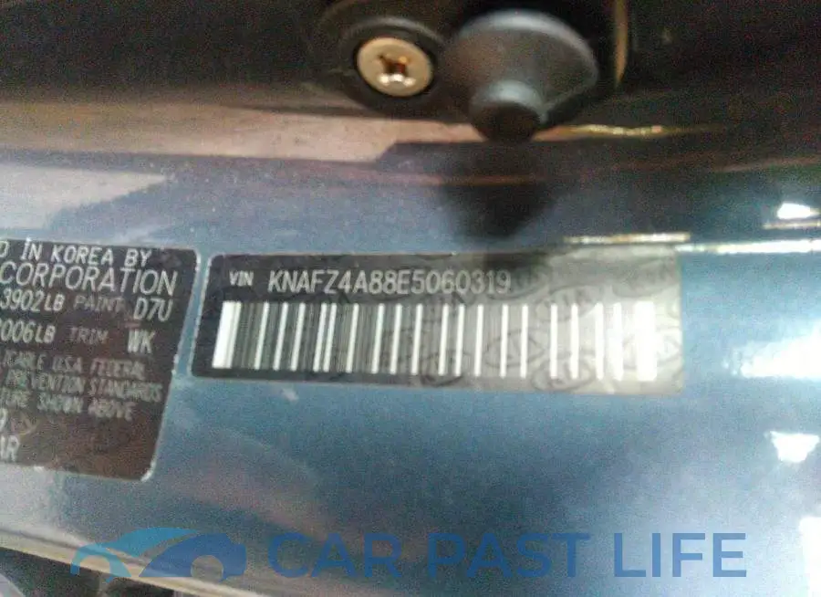 KNAFZ4A88E5060319# 9