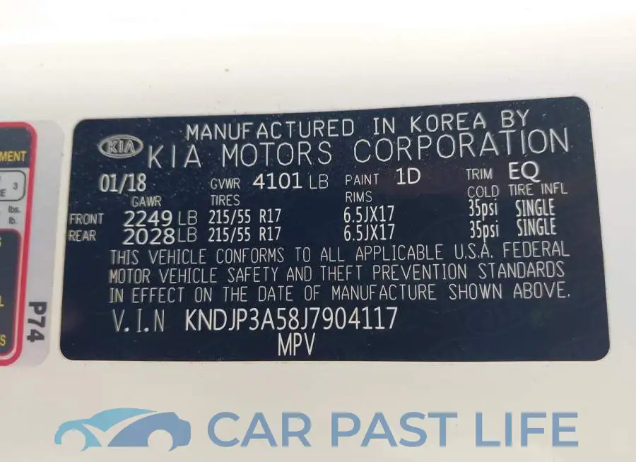 KNDJP3A58J7904117# 9