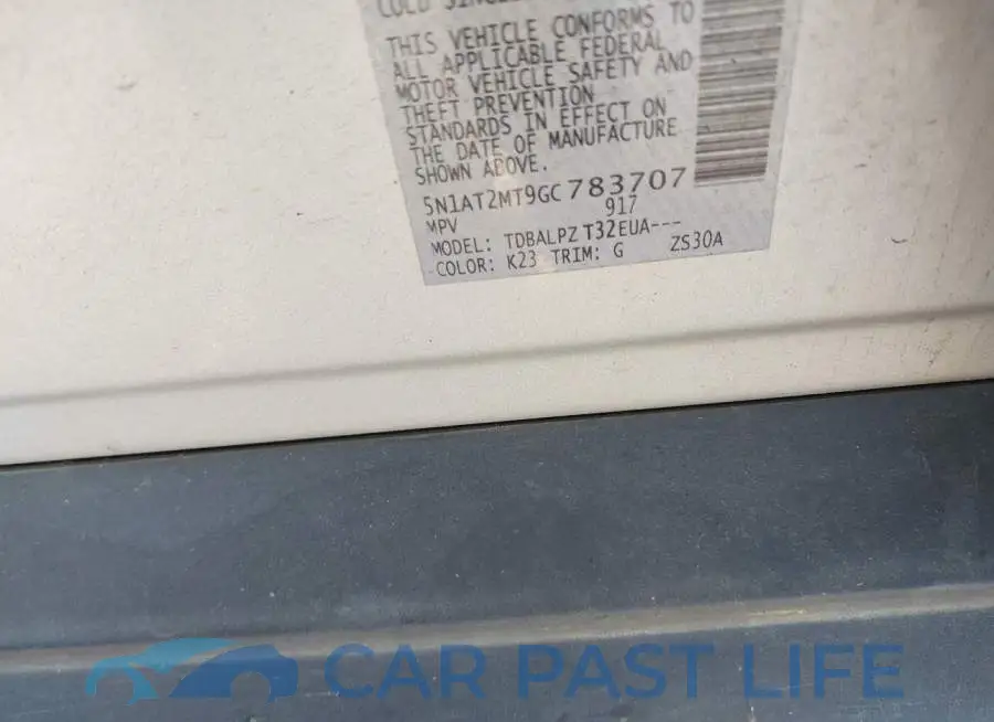 5N1AT2MT9GC783707# 9