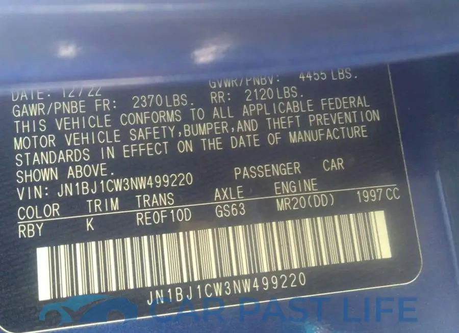 JN1BJ1CW3NW499220# 9