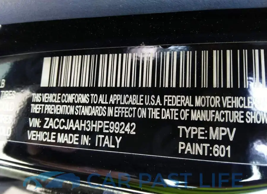 ZACCJAAH3HPE99242# 9