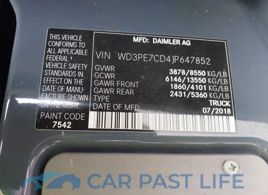 WD3PE7CD4JP647852# 9