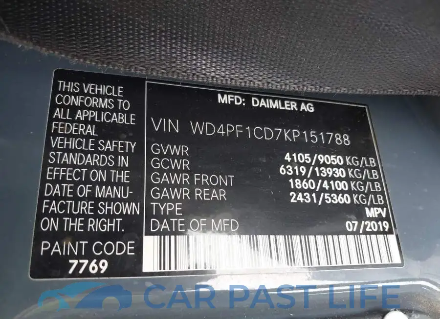 WD4PF1CD7KP151788# 9