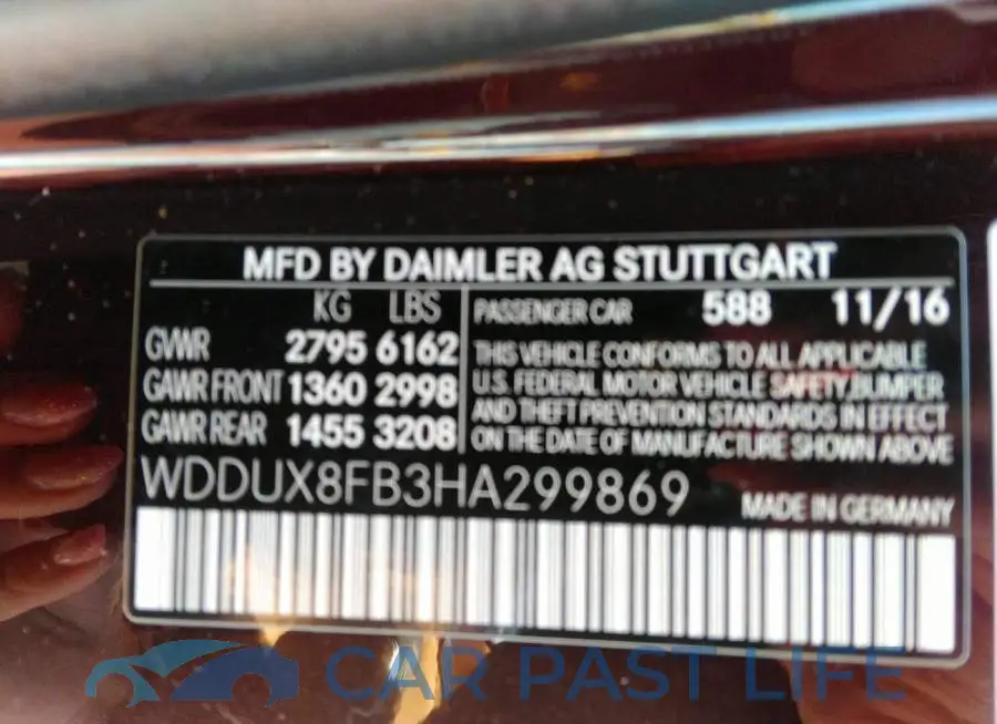 WDDUX8FB3HA299869# 9