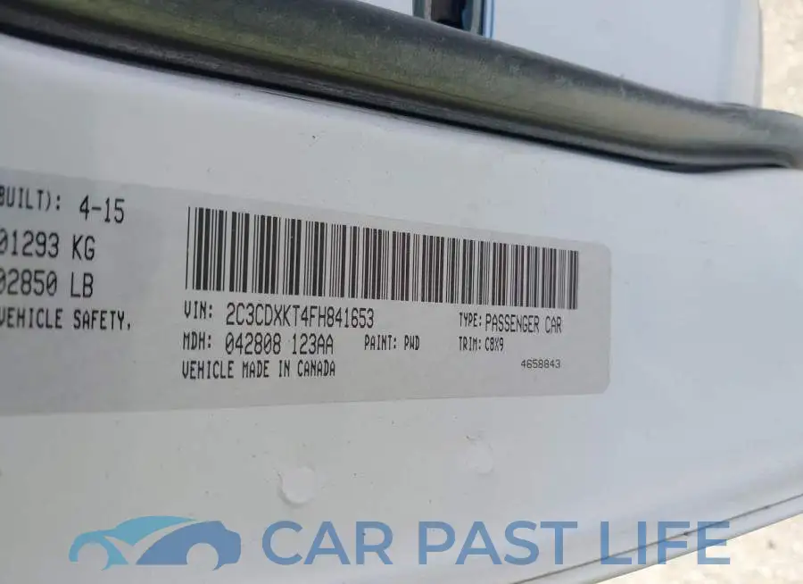 2C3CDXKT4FH841653# 9